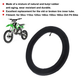 Yctze Tyre Inner Tube Rubber Tyre Tube 2.5/2.75-14 60/100-14 for 50cc 110cc 125cc 140cc 150cc 160cc Dirt Pit Bike