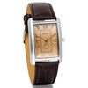 JewelryWe Mens Unique Square Analog Quartz Business Casual Wrist Watch