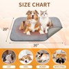 Homimp Reusable Dog Mat for Floor, Self Warming Non-Slip Washable