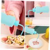 SAFIGLE 4Pcs Squeeze Rinse Bottles for Eyelash Extensions Salad and