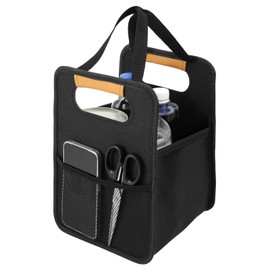 Beverage Carrier with Handle Oxford Cloth Insulated Coffee Cup Carrier Reusable Beverage Caddy Portable Drink Holder for Take Out Outdoor Traveling Organizer Tote Bag for Hot & Cold Drinks