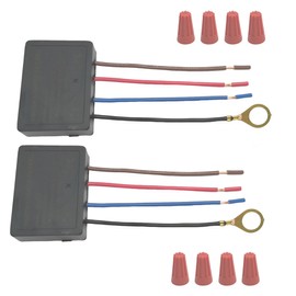 2PCS 3 Way Touch Dimmer Switch with 3 Levels Dimming Function,Fit Dimmable LED, Incandescent, Halogen Bulbs