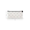 Bonamaison Digitally Printed Canvas Pencil Pouch with Zipper, Zipper Pencil