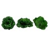 Rose Head Flowers with Stem,50 Dark Green Artificial Flowers,Used for