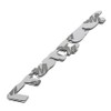 1x Limited Car Truck Side Rear Trunk Emblem Badge Decals Nameplate (Silver)