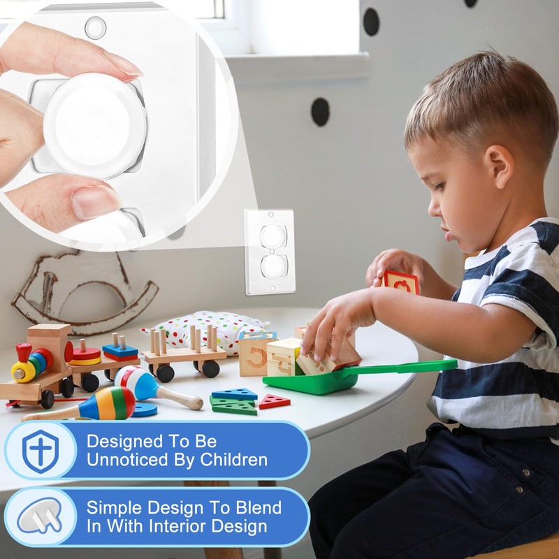 Thyle 200 Pcs Outlet Covers Bulk Child Baby Proofing Proof