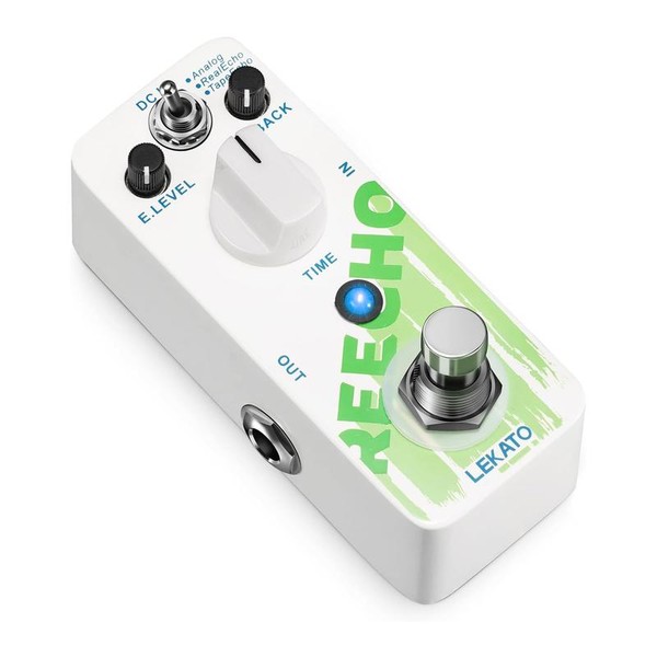 LEKATO Electric Guitar Bass Effect Pedal,Distortion/Pitch Box/Overdrive/Looper/Drummer/Noise Killer/Delay/Compressor Mini Pedal