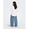 Jdy Damen Jdymio L/S Shirt Wvn Noos White 44