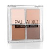 Palladio Sombra de Ojos Cuádriceps Mate Mezclable Pigmentado Aterciopelado