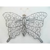 Thai Gifts Metal Wall Art Butterfly - Silver Wire Large
