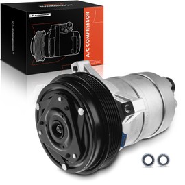 A-Premium A/C Compressor with Clutch Compatible with Buick Regal Century Electra LeSabre, Oldsmobile Delta 88 Toronado Pontiac Bonneville