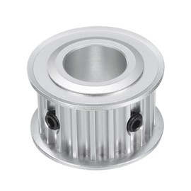 sourcing map 5M-20T-5/8B Timing Belt Pulley 5/8" Bore, 20 Teeth Aluminum Alloy Synchronous Wheel, Pitch 5mm Tooth for 15mm Width Belt