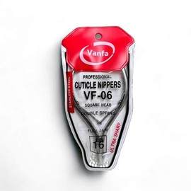 Vanfa Cuticle Nail Nipper - VF06 Square Head - Double Spring Jaw #16