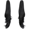 ponytail extension,22" claw clip hair extensions ponytail Long straight hair