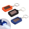 MODOAO Solar LED Keychain Flashlight 5 Pack Portable Small Pocket