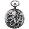 Tiong Unique Octopus Hollow Mechanical Pocket Watches with Chain Men's