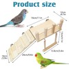 Hamiledyi 13Pcs Parrot Swing Chew Toys Bird Perches Platform with