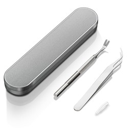 Grill Guard Tick Remover Tools for Dogs –Professional Stainless Steel Tick Remover for Humans, Cats & Dogs, Complete Tool Kit with Tweezers, Shovel & Storage Box