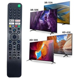 Replaced RMF-TX520U MG3-TX520U Voice Remote Fit for All Sony TV Sony Bravia TV, Sony Smart TV, XBR/KD/XR Series X80J, X85J, X90J, A80J, X80CJ,KD-43X, KD-50X, XR-50X, XR-55ARB Series