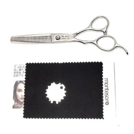 montesoro [Left Handed Only] Haircutting Scissors Scissors for Scissors Self Cutting Rust Resistant Premium Material (6 Inch 10% Sening)