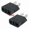 YXTH 12-PCS EU to American Outlet Plug Adapter Electrical Travel