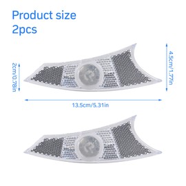 NATUCE Set of 2 Bicycle Reflectors, Spoke Reflectors, Spoke Reflectors Bicycle with High Radiance, Spoke Reflectors Set, Bicycle Spoke Reflectors, for Mountain Bike