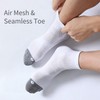 FITRELL 6 Pack Men's Athletic Ankle Socks Cushioned Sports Running
