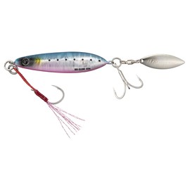Major Craft Maki Jig Slow, Spinning Metal Jig, 1.4 oz (40 g), Blue/Pink Sardine #78 Lure