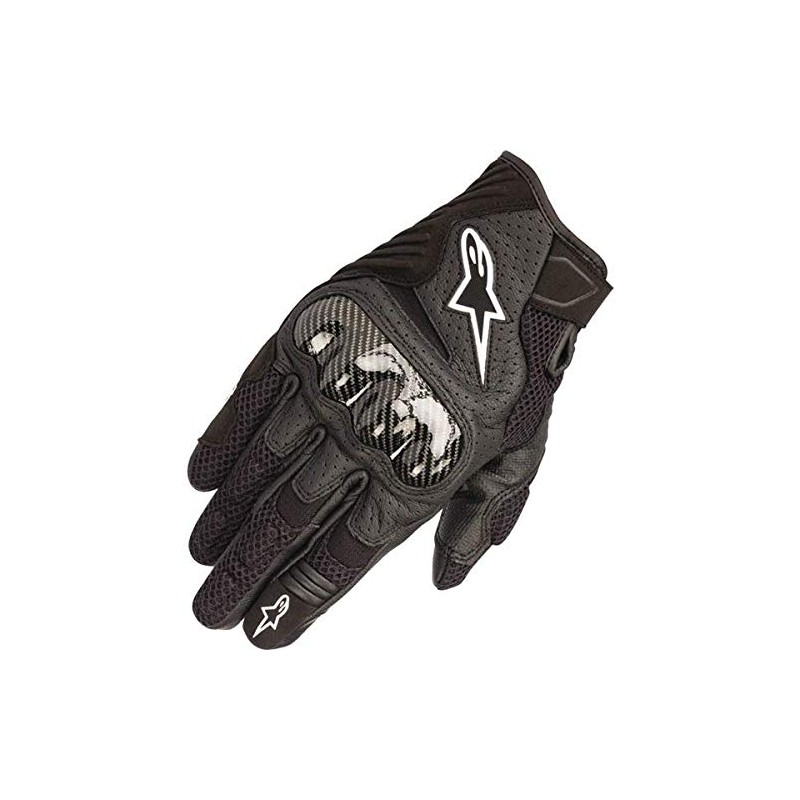 Black Sz XL Alpinestars SMX-1 Air V2 Vented Leather Motorcycle
