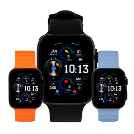 Vorago SW-500 SmartWatch AMOLED Impermeable IP67 para Deportes Presion Ritmo Cardiaco Oximetro Unisex Pantalla Tactil Llamadas Extensible Extra Bicolor Magnético