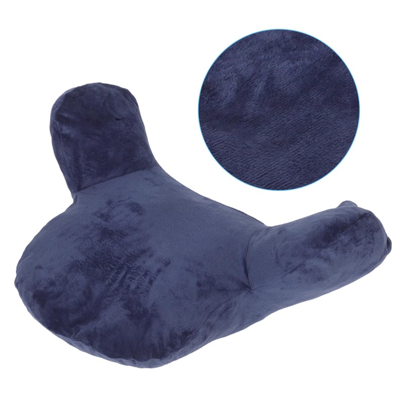 Alipis Luxury Bed Pillow Backrest Soft Velvet Pillow for Reading