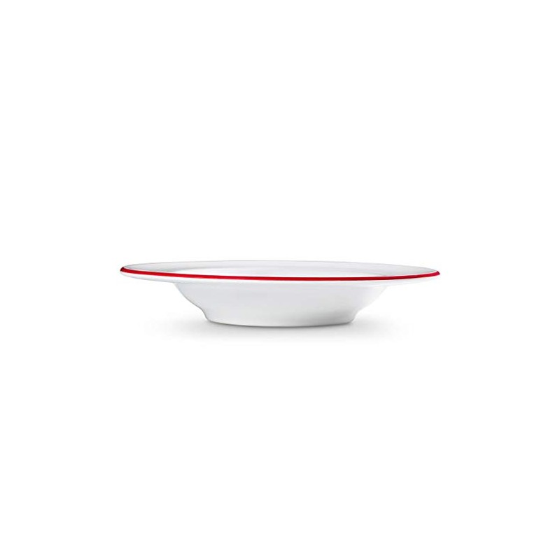 GMUNDNER KERAMIK Soup Plate, Deer Ruby, 9.4-Inch