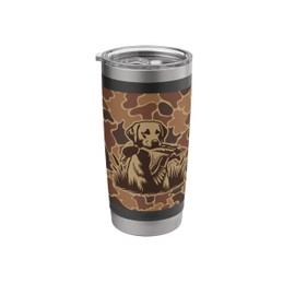 Vintage Waterfowl Hunting Camo Camouflage Duck Hunters Stainless Steel Insulated Tumbler