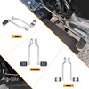 HCmotorku Motorcycle Heel Toe Shift Lever Front Rear Levers w/Shifter