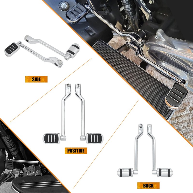 HCmotorku Motorcycle Heel Toe Shift Lever Front Rear Levers w/Shifter