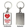 I love you because you are my dream woman keyring