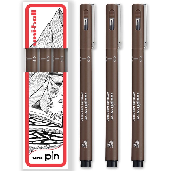 uni-ball PIN Fineliners | Fine Tipped Writing Pens | Water
