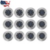 Gurdtopo 12 Pack Waterproof Warm Solar In Ground Lights Outdoor