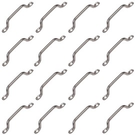 Boat Top Pad Eye Deck Loop Tie Down Delta Steel Pad-Eye Stainless Steel Pad Eye for Kayak Canoe Fender Eyelet Small 304 Stainless Steel Fender Eyelets Kayak Deck Loops for Attachment for Kayak Canoe