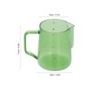 500ml Milk Frothing Pitcher Multipurpose Borosilicate Glass Milk Jug for