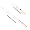 LUMOOM Pack of 8 Telescopic Barbecue Skewers, Stainless Steel, Stick