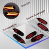 BINQIGOO LED Rear Bumper Reflector Lights Trim for Mazda CX-5