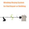 Aventik Fishing Rod Repair Kit,Rod Building Supplies Wrapping and Winding