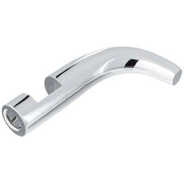 Whitehaus WHSHK01-C Slide-on Shower Door Robe/Towel Hook, Polished Chrome
