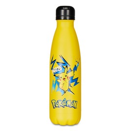 Pokémon Thermos Flask - for Children with Straw 460 ml BPA Free - Nursery, Primary School - Stainless Steel, Temperature Retention up to 24 Hours