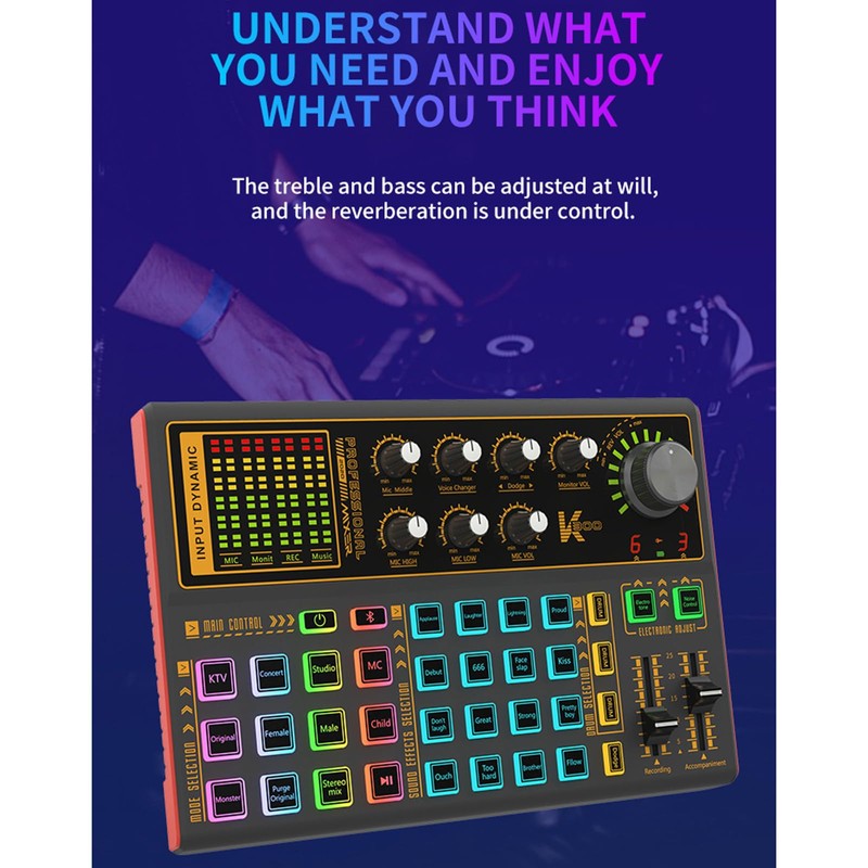 Docooler Sound Mixer Board, Sound Effect Board Set, Streaming Sound