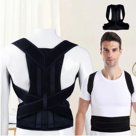 Adjustable Posture Corrector for Men and Women/Back Brace for Perfect Posture/Correcteur de posture Suitable for Home, Office,Leisure, Study, Driving and Other Environments(Large)