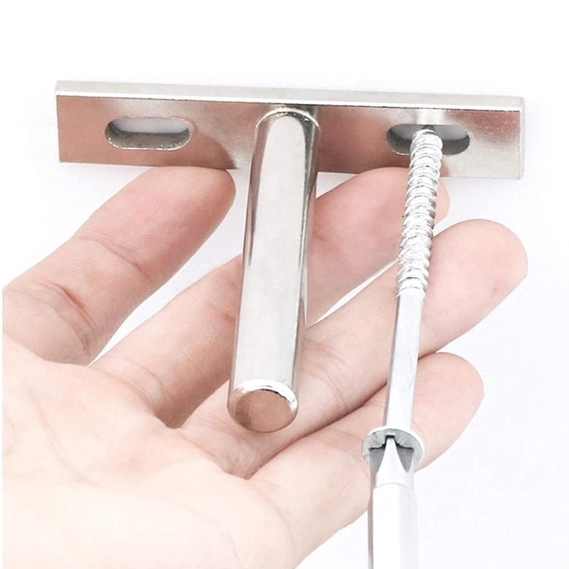 Mesee 6 Packs Floating Shelf Support, 3 Inch Invisible Floating