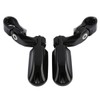 XFMT Black 1-1/4" 32mm Motorcycle Short Angled Highway Engine Guard