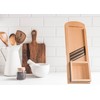 Wooden Cabbage Shredder, Mandoline Slicer for Sauerkraut, Coleslaw. Finger Protection